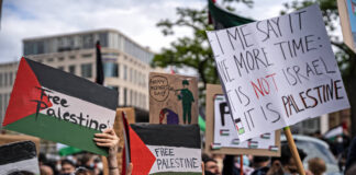 Anti-Israel Protest in Frankfurt a/M. Foto IMAGO / Hannes P. Albert