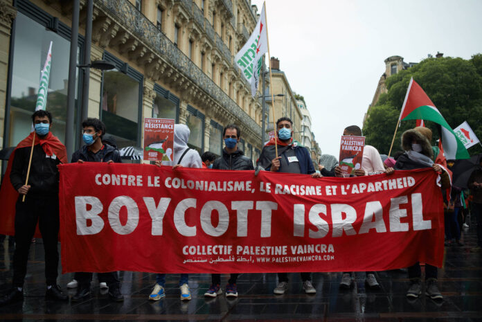Anti-Israelische Demonstration in Frankreich 2021. Foto IMAGO / NurPhoto