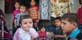 Syrische Kinder in einem Flüchtlingslager in Nizip, Gaziantep. Foto IMAGO / ZUMA Press