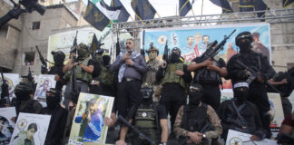 Palästinenser, die dem Dschenin-Bataillon und dem Islamischen Dschihad angehören. Foto IMAGO / ZUMA Wire