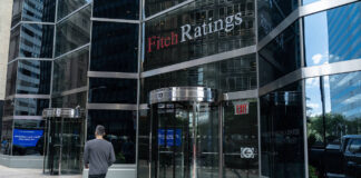 Der Hauptsitz von Fitch Rating in New York am 2. August 2023. Foto IMAGO / Sipa USA