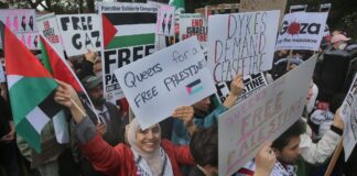 Palästinenser Demonstration in London am 21. Oktober 2023. Foto IMAGO / Sipa USA