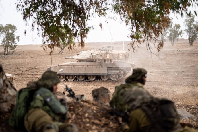 Israelische Fallschirmjäger-Brigade am 29. Oktober 2023. Foto IMAGO / ABACAPRESS