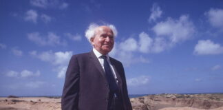 David Ben Gurion im Negev, 23.06.1967. Foto IMAGO / Sven Simon