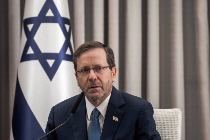 Der israelische Staatspräsident Isaac Herzog. Foto IMAGO / ABACAPRESS