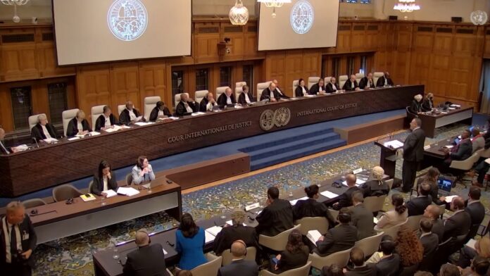 Foto Screenshot Youtube / Internationaler Gerichtshof in Den Haag.