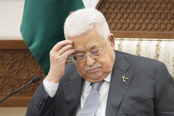 Der Präsident der Palästinensischen Autonomiebehörde Mahmoud Abbas am 24. Oktober 2023 in Ramallah. Foto IMAGO / ABACAPRESS