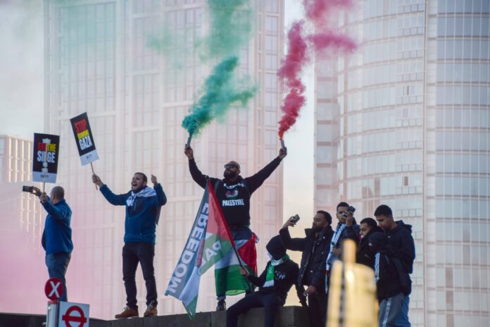 Palästina Demonstration, 11. November 2023, London. Foto IMAGO / ZUMA Wire
