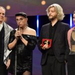 Ben Russell, Jay Jordan, Guillaume Cailleau und Servan Decle während der Berlinale 2024. Foto IMAGO / Future Image