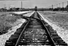 Die Gleise (Rampe) im ehemaligen Vernichtungslager Auschwittz-Birkenau. Der überwiegende Teil der hier ankommenden Menschen wurden von den Nazis selektiert und unmittelbar darauf in den Gaskammern ermordet. Foto IMAGO / Passage