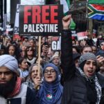 Eine "Pro-Palästina" Demonstration in London am 9. März 2024. Foto IMAGO / ZUMA Wire