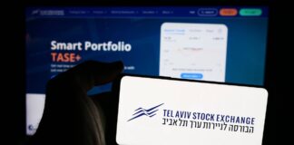 Symbolbild. Logo Tel Aviv Stock Exchange (TASE). Foto IMAGO / Zoonar