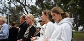 Nationaler Trauertag zum Gedenken und zur Ehrung der Opfer des Terroranschlags von Bondi Beach, im Bondi Beach Pavilion in Sydney, Donnerstag, 22. Januar 2026. Foto IMAGO / AAP