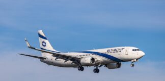 Symbolbild. Eine Boeing 737-8BK der El Al. Foto IMAGO / dieBildmanufaktur