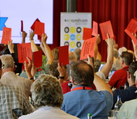 Syndicom Delegierten­versam­mlung 2026. Foto Syndicom/©Frantisek Matous